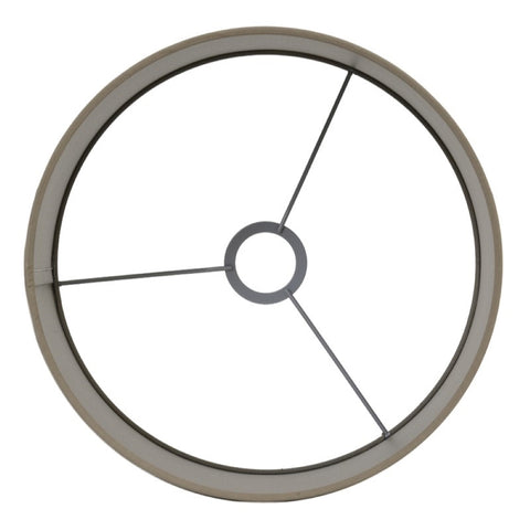Lampenschirm Zylinder in Leinen Braun Beige für Tischleuchte Standleuchte 35-35-30cm