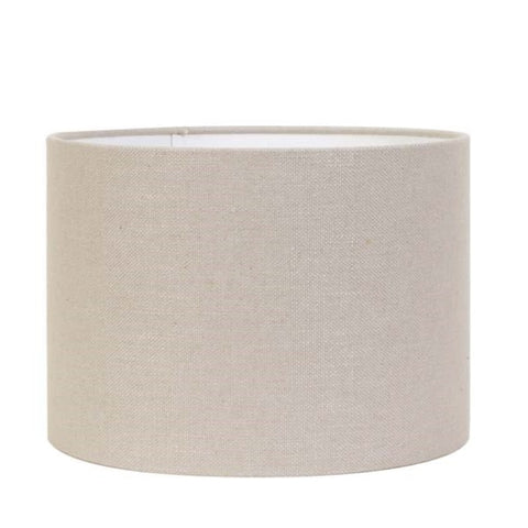Lampshade cylinder for table lamp linen gray wall lamp bedside lamp