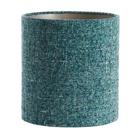 Lampshade cylinder in velour anthracite grey for table lamp floor lamp 30-30-21