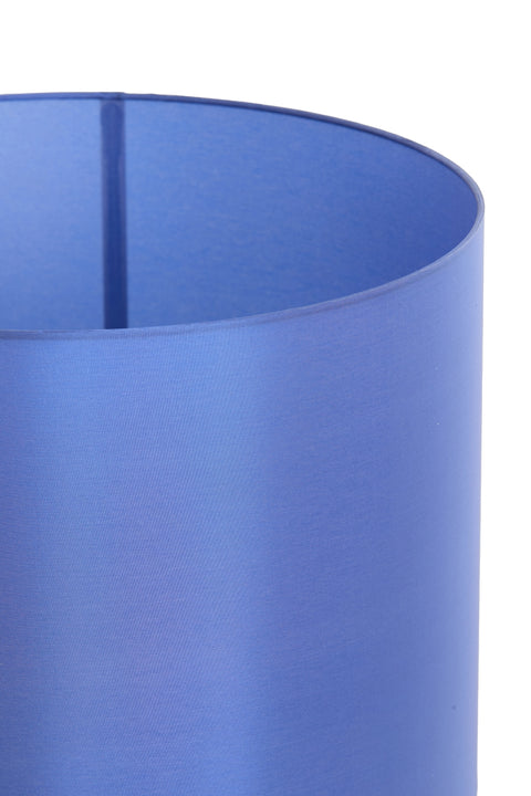 Lampenschirm für Tischleuchte Zylinder Blau 30-30-21cm