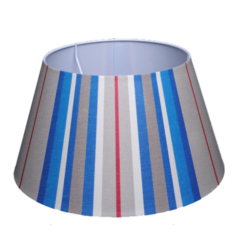 Lampshade for table lamp in stripes brown TL 30-20-17