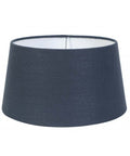 lampenschirme leinen blau