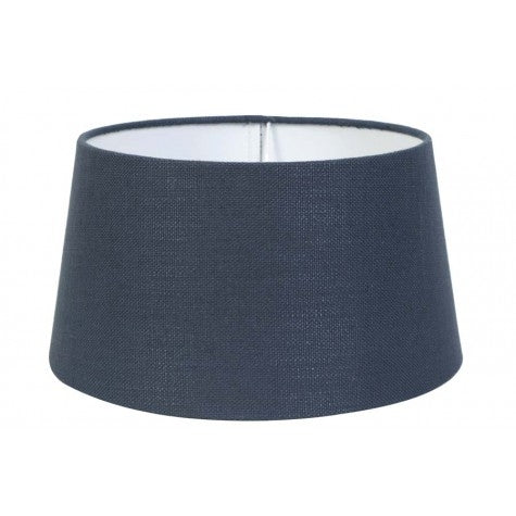 lampenschirme leinen blau