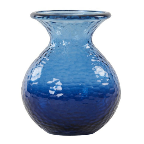 Deko Vase Glas Blau Ø14x18cm