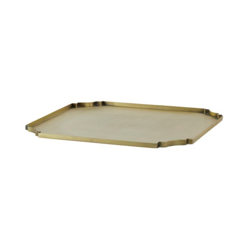 Bowl tablet antique bronze 30x30x1cm