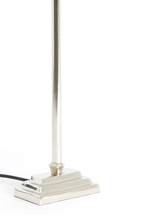 Tischleuchte Rechteck Chrom Poliert Höhe 47cm
