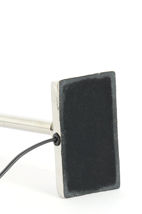 Tischleuchte Rechteck Chrom Poliert Höhe 47cm