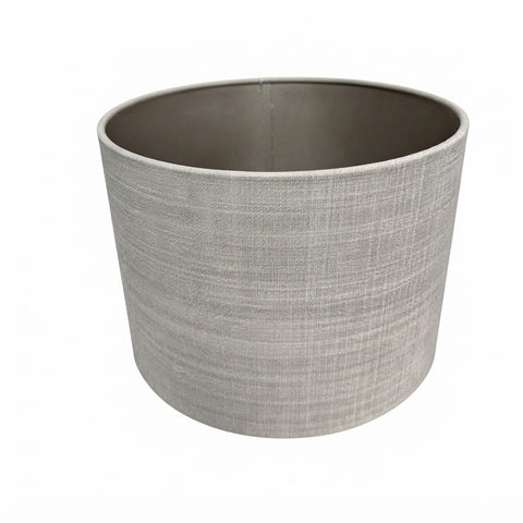 Lampenschirm für Tischleuchte Zylinder Leinen Beige 30-30-21cm