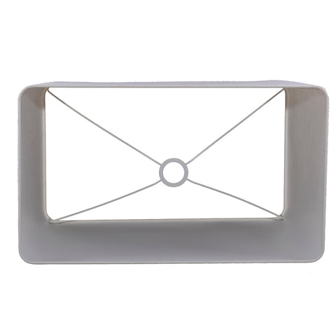 Lampshade for table lamp in rectangular round linen Arizona white floor lamp stool lamp
