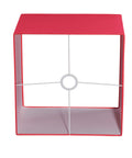 vierkant lampenschirm rot