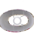 ovaler lampenschirm beige rosen blumen