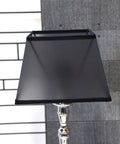 Lampenschirm Vierkant Transparent Schwarz
