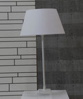 Tischlampe Lack Weiß