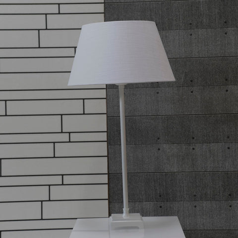 Tischlampe Lack Weiß