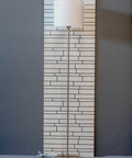 Standlampe Vierkant Nickel Matt