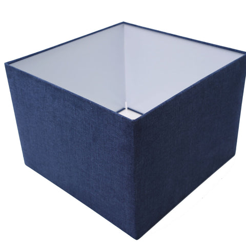 Lampenschirm Vierkant Blau
